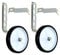 - Kinderfahrrad Stützräder für 12-20 Zoll Fahrrad (1 Paar), weiß/silber