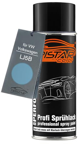 TRISTARcolor Autolack Spraydose für VW/Volkswagen LJ5B Eisblau Basislack Sprühdose 400ml