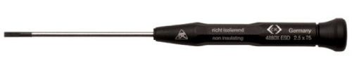 C.K T4880XES410 Xonic ESD Schraubendreher Schlitz, 4.0mm x 100mm