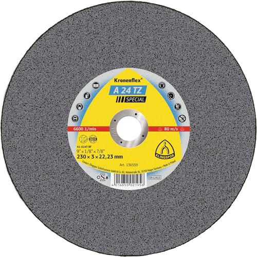 Klingspor 136558 A 24 TZ INOX SPECIAL, Trennscheibe INOX SPECIAL, Verpackungseinheit 25, 180X3X22,23, 25