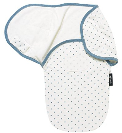 Alvi 479455111 Wickeltuch Harmonie, blue little stars