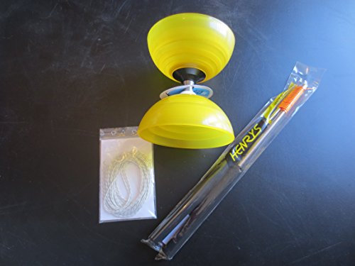 Henrys j04037–05T – Yo Yo, Diabolo de Beach Translucent Jaune