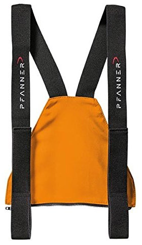 Pfanner Zip-Latz für Schnittschutzhosen mit Nierenschutz, Farbe:orange, Größe:2