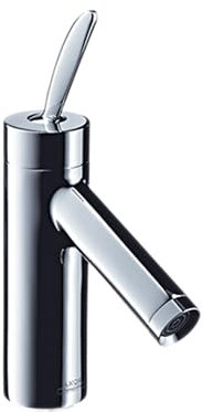 AXOR Wasserhahn Starck Classic (Armatur mit Auslauf Höhe 70 mm und Zugstangen-Ablaufgarnitur) Chrom