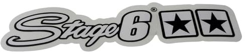 Aufkleber STAGE6 (Sticker) Weiß