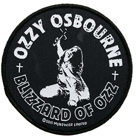 Blizzard Of Ozz Ozzy Osbourne Aufnäher - Ozzy Osbourne Patch - Gewebt & Lizenziert !!