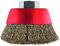 Bosch 2609256500 100mm M14 Wire Cup Brush Crimped Wire - Brass-Coated