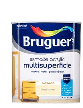 Bruguer 5057441 ESM.ACRYLIC SAT.BLANCO ALGODON 750 ML, Blanco