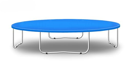 Baunsal® Trampolin Wetterschutzplane Ø 244 cm (WSPH) blau Wetterplane Abdeckung für den Winter Abdeckplane Schutzabdeckung Regenabdeckung Schutzplane