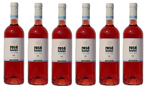 6x Boutari Demi Sec Rosewein Rose Wein Griechenland halbtrocken je 0,75L + 2 Probier Sachets Olivenöl aus Kreta a 10 ml