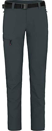 Bergson MENA (Slim) | Damen Wanderhose, vielseitig, pflegeleicht, Ebony [949], 72 - Damen