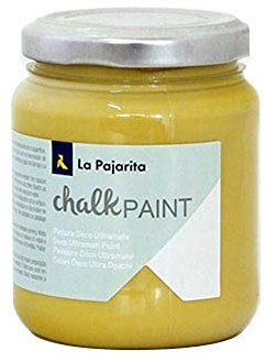 La Pajarita 105837 Pintura para Decoración y DIY, Chalk, 1, Amarillo (Dijon)