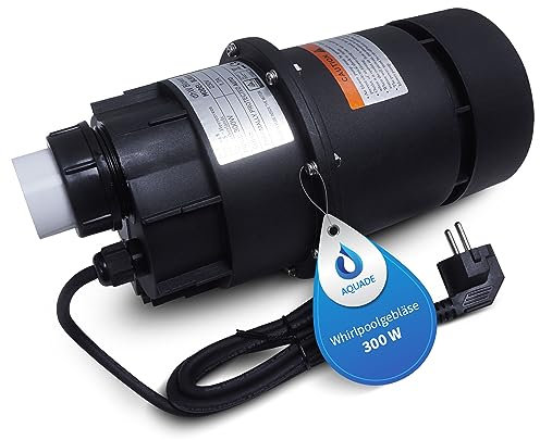 AQUADE Whirlpoolluftgebläse Leise Pneumatisch 300W - Whirlpoolgebläse Badewanne - Gebläse Whirlpool-Badewannen - Luftgebläse Außenwhirlpool/Outdoor Whirlpool Gebläse: 300 W 230V