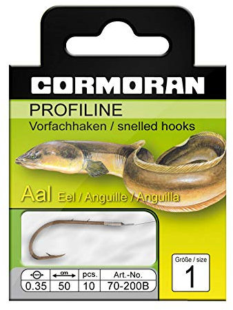Cormoran PROFILINE Aalhaken brüniert Gr.1 0,35mm
