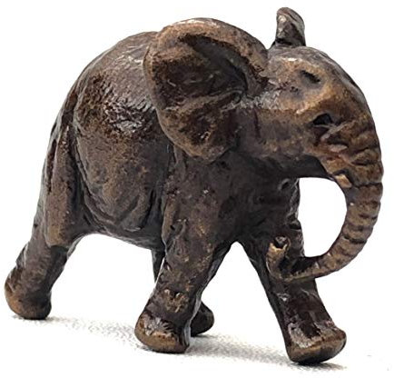 Butler & Peach, Miniatur-Elefant, aus Solider Bronze
