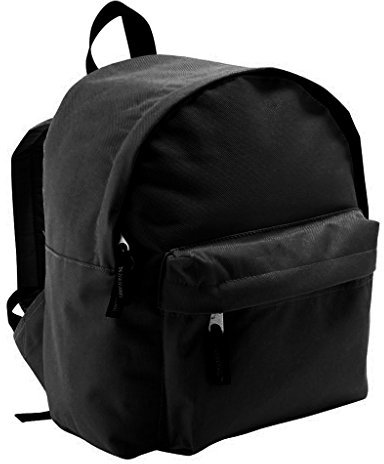 Sols Kinder Rucksack/Schultasche Rider (Einheitsgröße) (Schwarz)