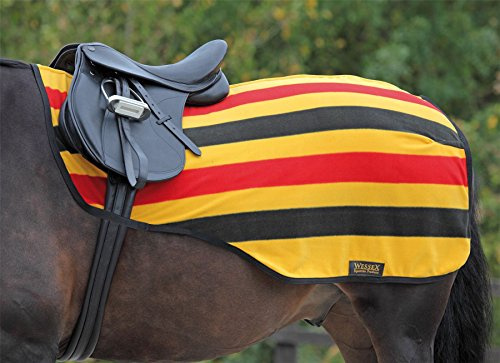 Shires Tempest Original Fleece Exercise Sheet - Newmarket Stripe 57