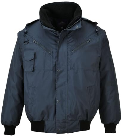 Portwest F465 3-in-1 Bomber Jacket Long Sleeve Waterproof Stain Resistant
