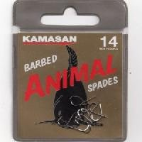 KAMASAN ANIMAL BARBED SPADE END HOOKS (14)
