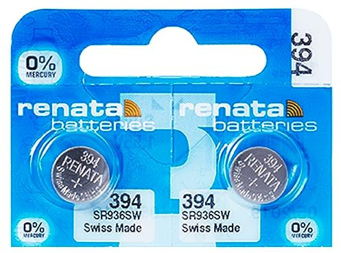 Batteria al litio argento Renata Mercury Free Swiss Made (etichetta in lingua italiana non garantita), 1,55 Volt - sr936sw-394