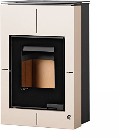 Aquaflam HSF34-046 Vario Saporo Manual Wasserführender Kaminofen Creme 11/7 kW/A