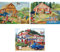 Bits and Pieces - Set of Three (3) 300 Piece Jigsaw Puzzles for Adults - Americana Collection - 300 pc Jigsaws by Artist Kay Lamb Shannon