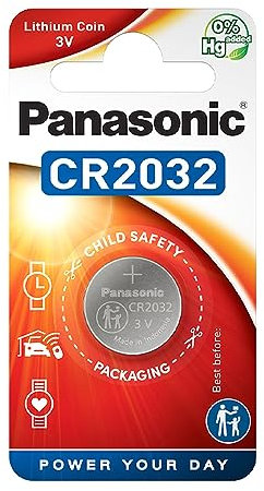 Panasonic – Cell Power CR2032 – Batteria, CR2032, li 220 mAh, CR2032L/1BP