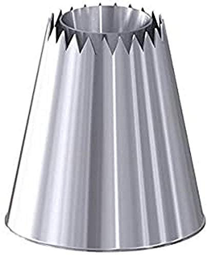 De Buyer - Douille sultane à cône rasant - Diamètre 3 cm - En Inox, Idéale pour Décorer, Garnir et Remplir, Sans Soudure pour Hygiène Parfaite, S'Adapte aux Poches Pâtissières