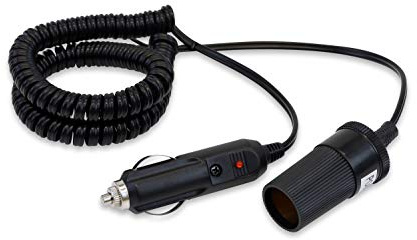 Streetwize - SWCA Single Flexible Socket Adaptor Coiled Led Adapter - Suitable for iPhone's, Samsung's, MacBook, MacBook Pro