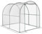 Outsunny Serre Tunnel de Jardin, Serre de Balcon pour Plantes et légumes avec Toit en PVC, Porte roulante et Cadre en Acier, 2x2.5x2m