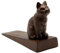 Cat Heavy Cast Iron door stop doorstop Wedge