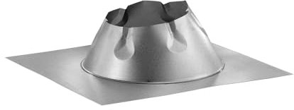 Duravent 9051V Galvanized Duraplus 6 Class A Chimney Pipe Flat Roof Flashing