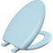 Bemis 1200SLOWT 464 Will, non si allenta e si rimuove facilmente Sta-Tite lento Allungato Sedile WC anteriore chiuso, blu Dresda