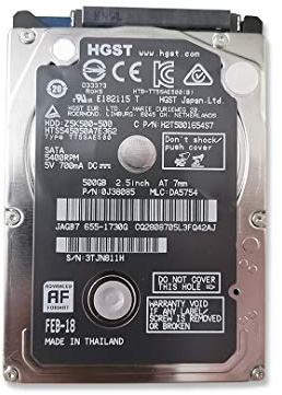 Hitachi 0J11285 HTS545050A7E380 Hard Drive 500GB