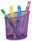 Alba MESHCUP P Pot à Crayons en Métal Mesh Violet
