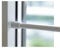 BEAUTEX Klemmstange ausdrehbar mit Saugknopf für Fenster Gardine Länge wählbar, 40-60 cm Weiß (2 Stück)