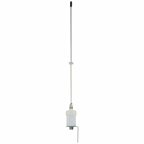 Albrecht Marine Masttop 3200 UKW Seefunk-Antenne 1m Edelstahl weiß inkl. Halterung 18m Kabel
