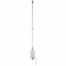 Albrecht Marine Masttop 3200 UKW Seefunk-Antenne 1m Edelstahl weiß inkl. Halterung 18m Kabel