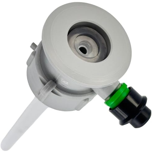 Fitting zum Aufschrauben auf Reinigungsbehälter aus Kunststoff, Art:Flach- Fitting