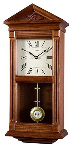 Gallo 06102ENEA1411 Regulator Klassisch Nussbaum Wanduhr Westminster