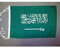 AZ FLAG - Drapeau Arabie Saoudite - 45x30 cm - Pavillon Saoudien 100% Polyester Avec Deux Cordelettes - 20g