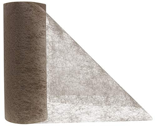 jb® 20m Tischband Tischläufer Tischvlies Vlies Vliesband Kommunion Konfirmation Tischdeko Band Dekostoff Deko Breite 23cm (Hellbraun)