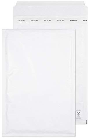 Blake Purely Packaging C4 340 x 220 mm Envolite Peel & Seal Padded Bubble Envelopes (F/3) White - Pack of 100