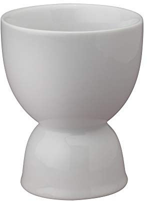 Egg Double Cup Holder Porcelain In White Boiled Eggs Kitchen Food Cook Save New Variable