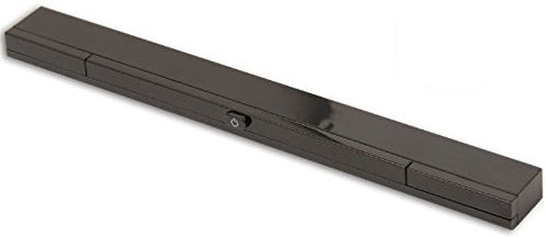 REY Sensorleiste für Nintendo Wii/Wii U/Wii Mini mit Infrarot und WIFI, kabellos ohne Kabel, Schwarz
