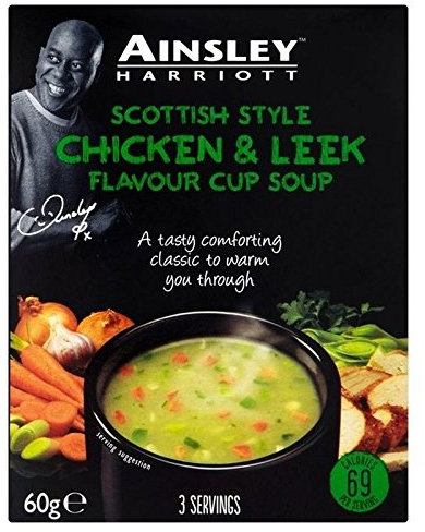 Ainsley Harriot Scottish Chicken & Leek Cup Soup 60g - Pack of 2