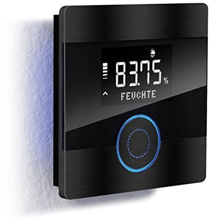 enertex SynOhr® MultiSense KNX Raumcontroller – Premium schwarz