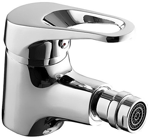 Hydro Bidet Stand Waschbeckenarmatur Mischbatterie Wasserhahn Badezimmer WC Chrom Metallisch Messing verchromt