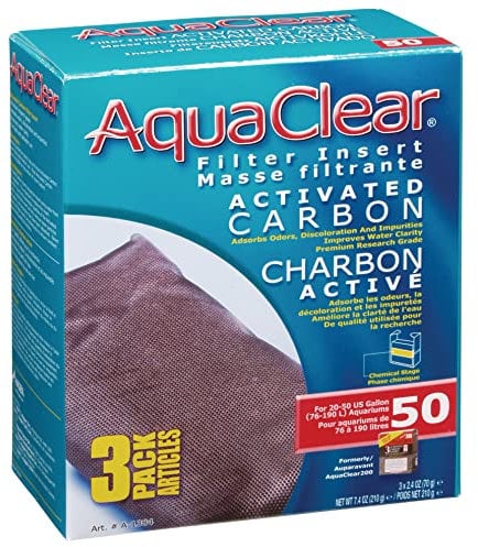 Fluval AquaClear Aktivkohleeinsatz, 3er Pack