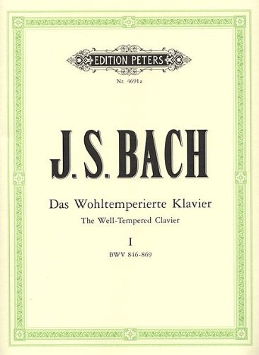 EDITION PETERS BACH JOHANN SEBASTIAN - 48 PRELUDES & FUGUES VOL.1 - PIANO